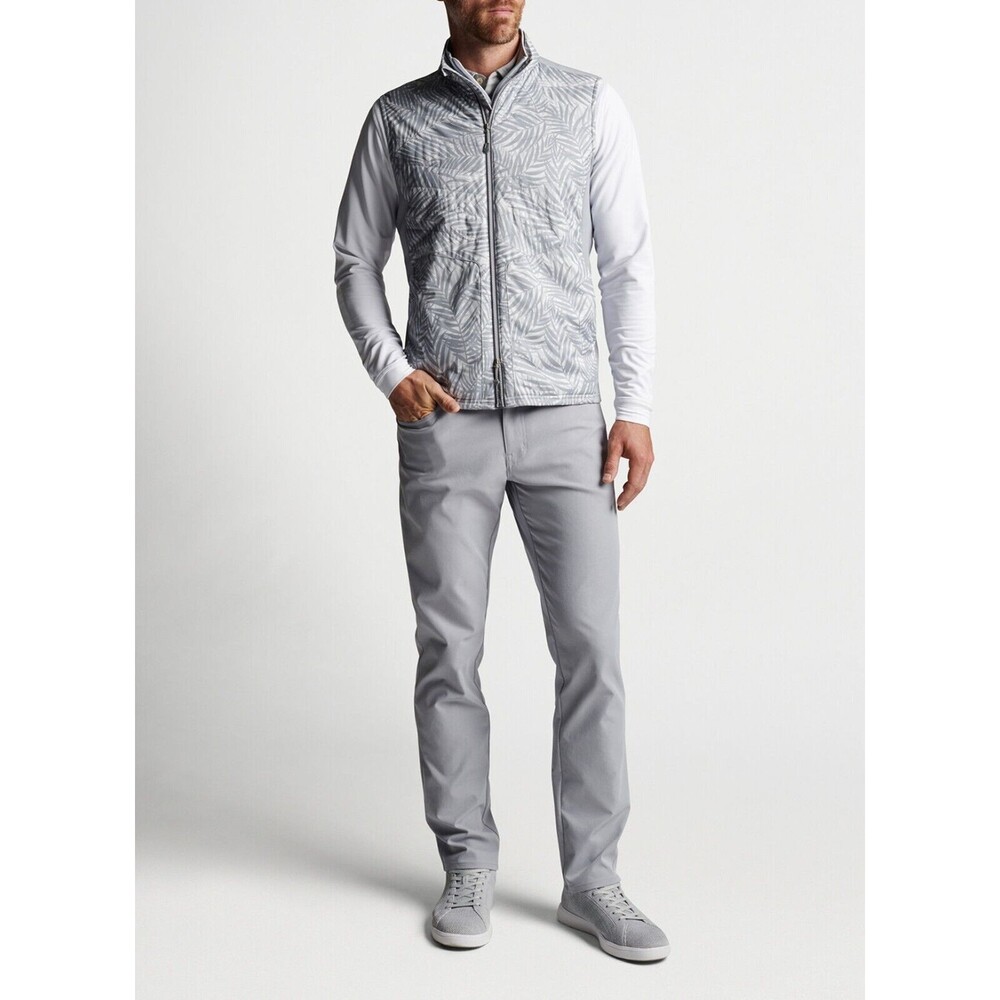 Peter Millar Fuse Elite Hybrid Gilet Vest Men XL Gale Tropical Full Zip NWT $200